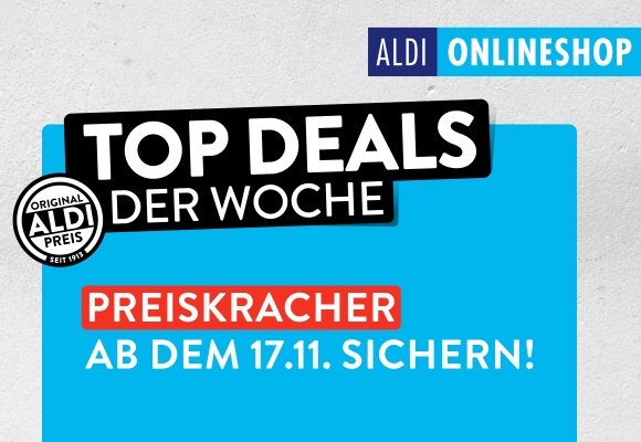 Große Ersparnisse im November: Die Top Deals im ALDI ONLINESHOP