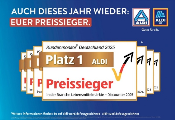 Tahsim Durgun sowie Gustav und Georg von Tokio Hotel zeigen, warum Einkaufen bei ALDI SÜD immer einfach ist