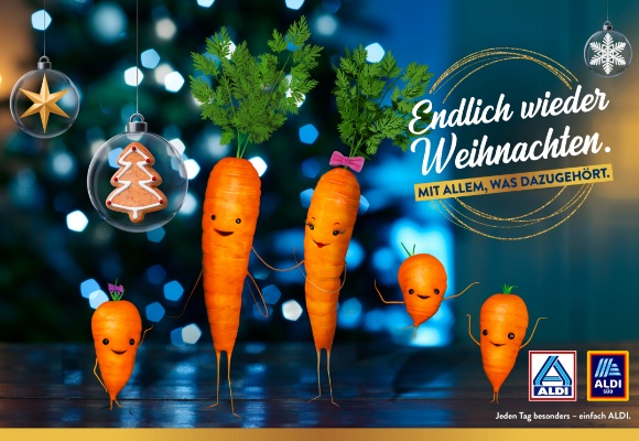 Neue ALDI Kampagne: Endlich wieder Weihnachten – mit allem, was dazugehört