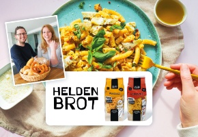 Heldenbrot bei ALDI SÜD: Pasta aus geretteten Broten