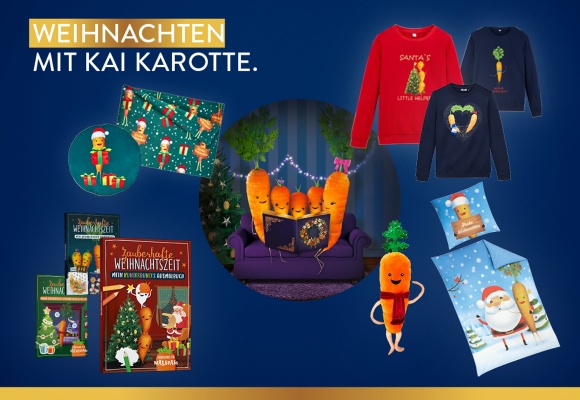ALDI feiert Weihnachten mit Kai Karotte, vielen Geschenkideen und dem ALDIventskalender