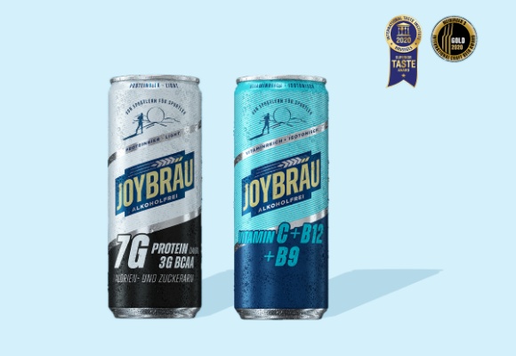 JoyBräu: Das weltweit erste alkoholfreie Proteinbier jetzt bei ALDI SÜD 