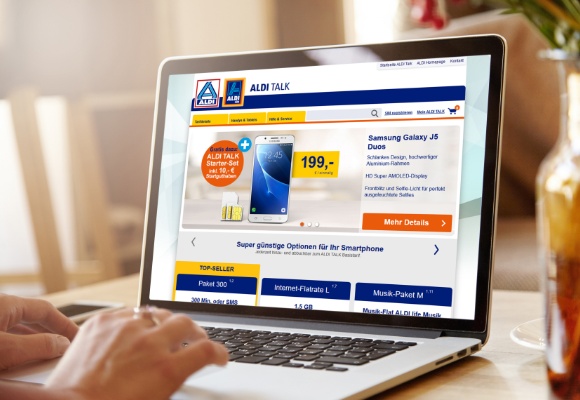 ALDI erweitert ALDI TALK um einen Onlineshop
