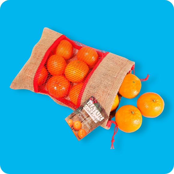 Clementinen im Jutesack