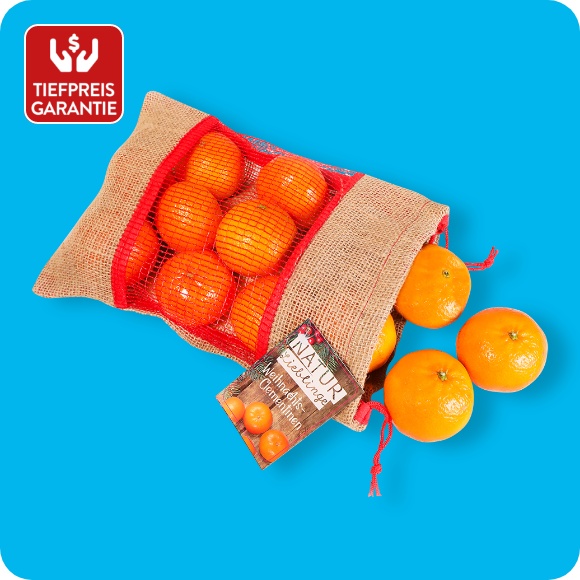 Clementinen im Jutesack