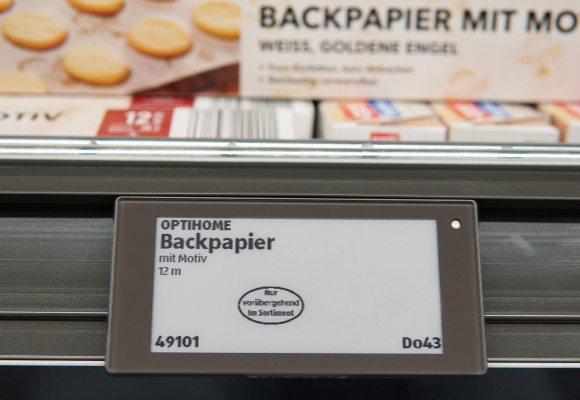 Neuheit ausgerollt: Digitale Preisschilder in allen rund 2.000 ALDI SÜD Filialen