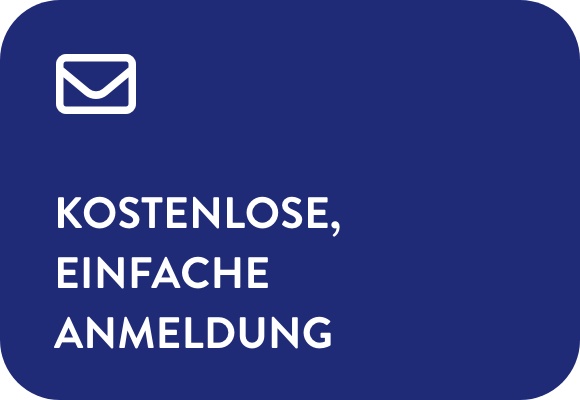 Kostenlose, einfache Anmeldung