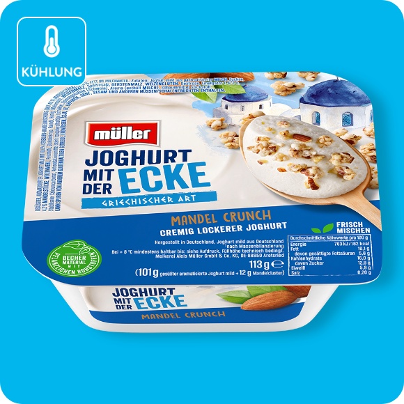 Joghurt mit der Ecke