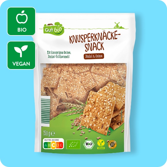 Bio-Knusperknäcke-Snack