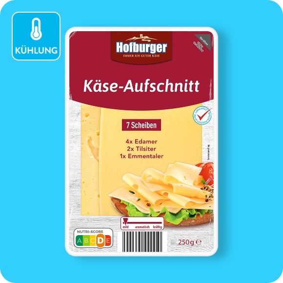 Käse-Aufschnitt