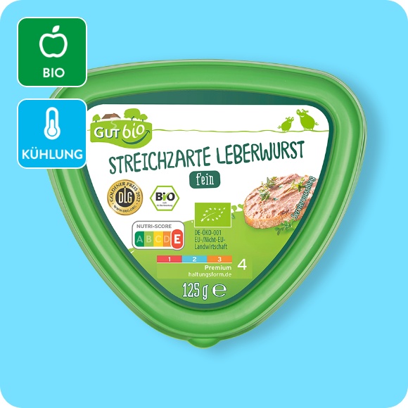 Streichzarte Bio-Leberwurst