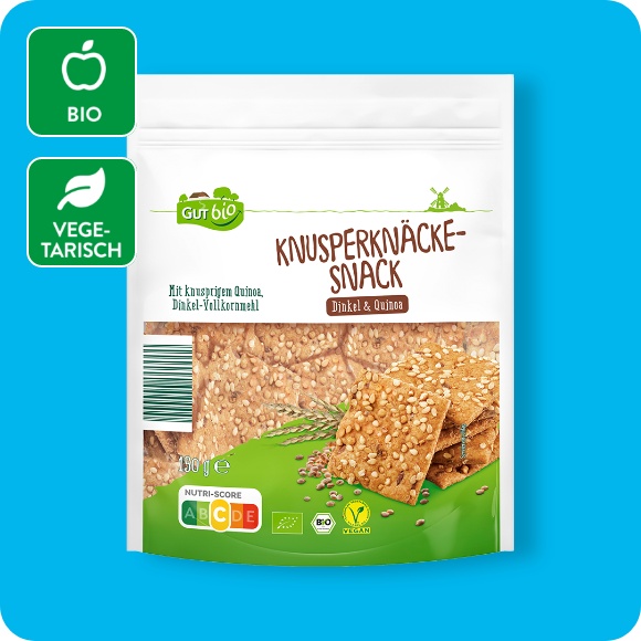 Bio-Knusperknäcke-Snack