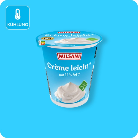 Crème fraîche oder Crème leicht⁷