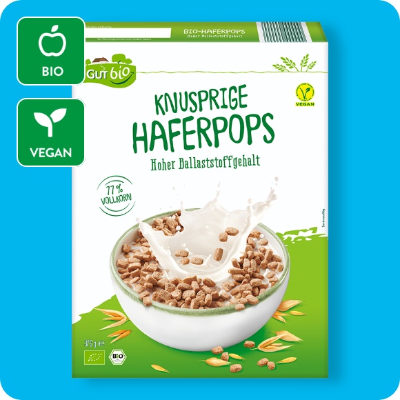 Knusprige Bio-Haferpops