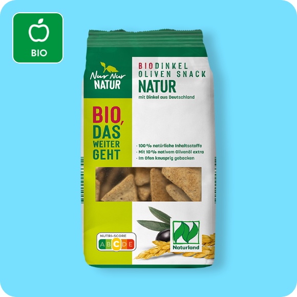 Bio-Dinkel-Oliven-Snack