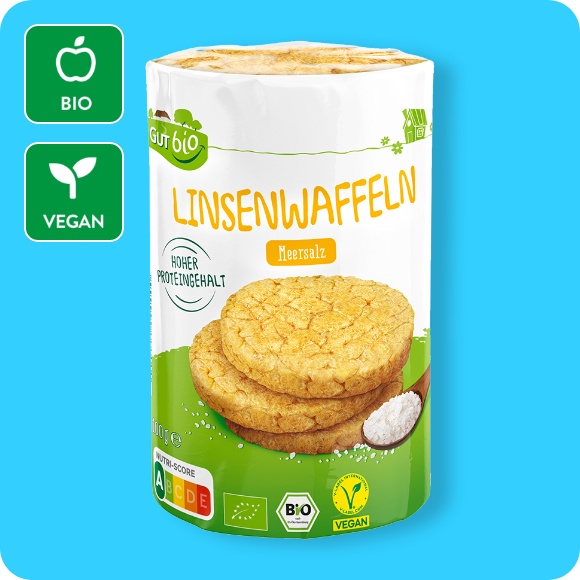 Bio-Linsenwaffeln