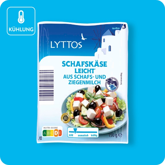 Schafskäse, leicht