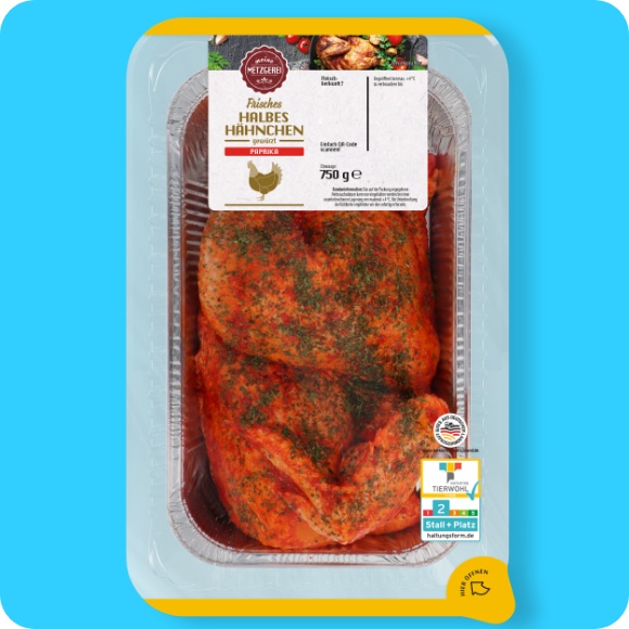Halbes Hähnchen