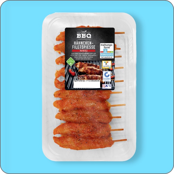 Hähnchen-Filetspieße⁶