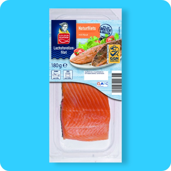 Lachsforellenfilet