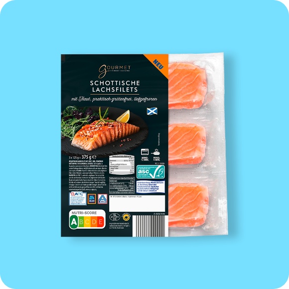 Schottische Lachsfilets