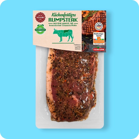 Rumpsteak, gewürzt⁷