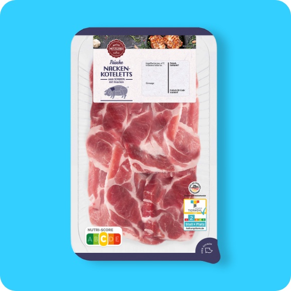 Koteletts oder Nackenkoteletts