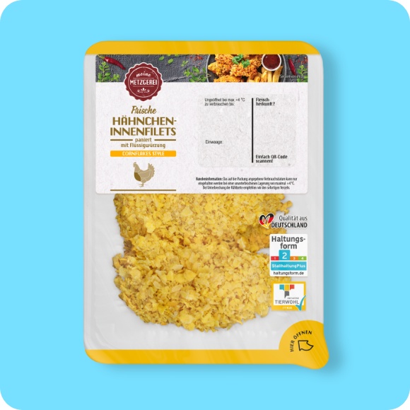 Panierte Hähnchen-Innenfilets