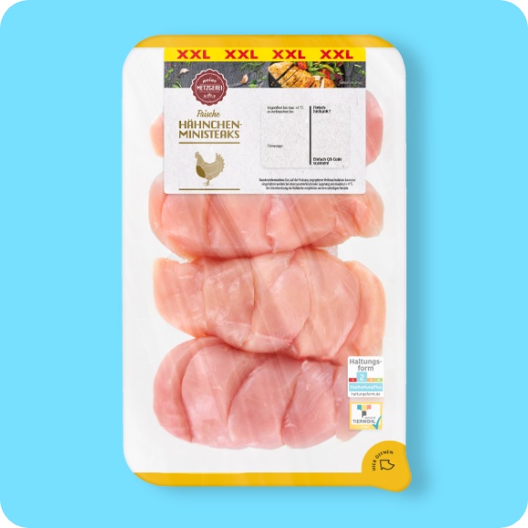 Hähnchen-Ministeaks