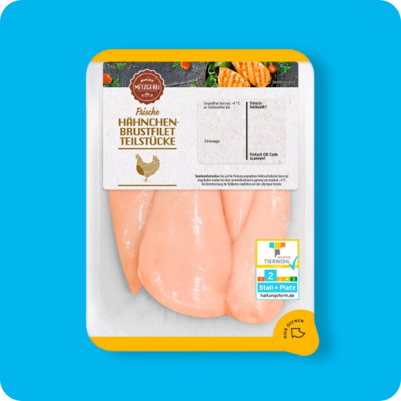 Hähnchenbrustfilet, Teilstücke