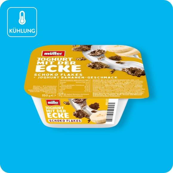 Joghurt mit der Ecke