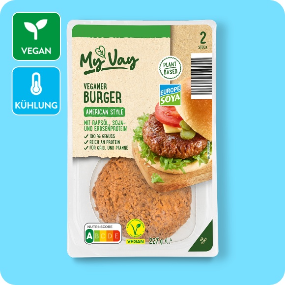 Veganer Burger „American Style“