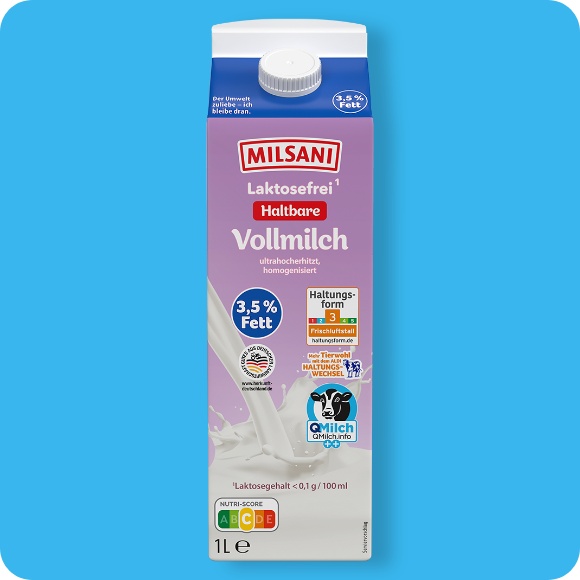 Laktosefreie H-Milch