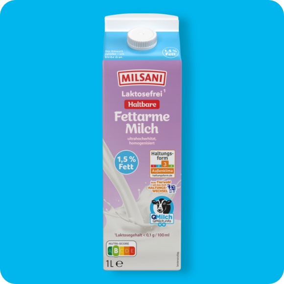 Laktosefreie H-Milch