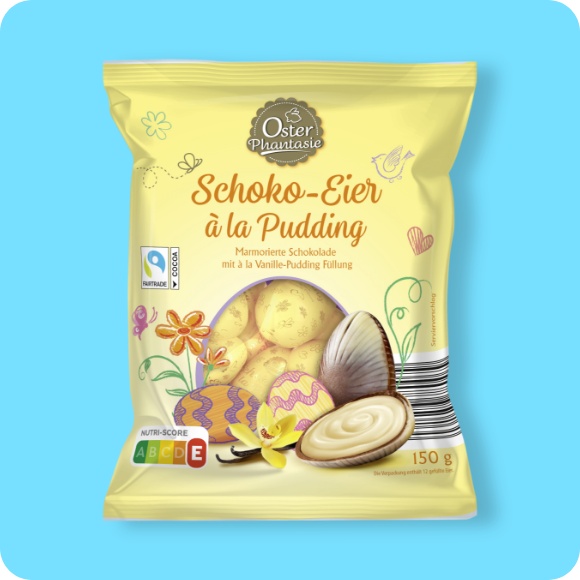 Schoko-Eier à la Pudding