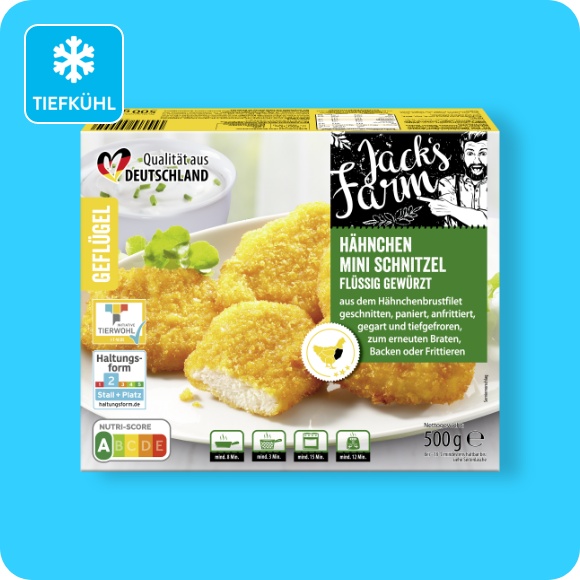 Hähnchen-Mini-Schnitzel