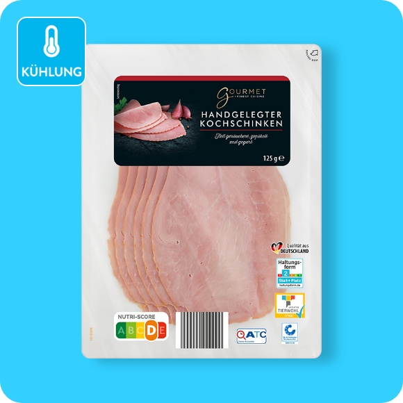 Handgelegter Kochschinken