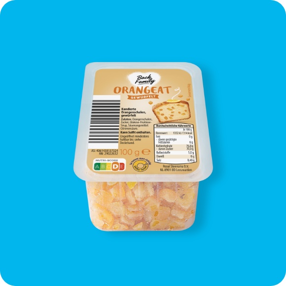 Orangeat oder Zitronat