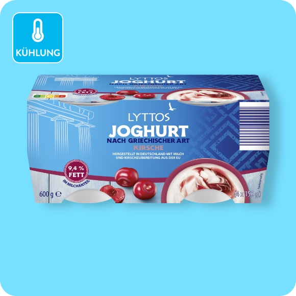 Fruchtjoghurt nach griechischer Art