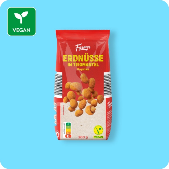 Erdnüsse im Teigmantel