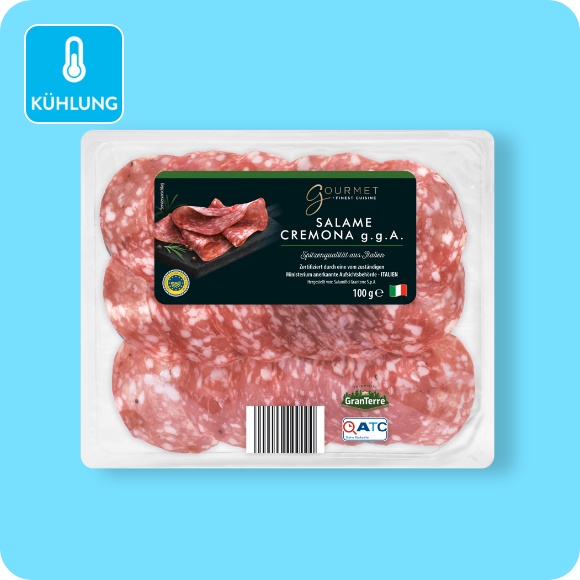 Salame Cremona oder Salamini Cacciatora