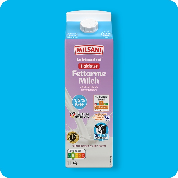 Laktosefreie H-Milch