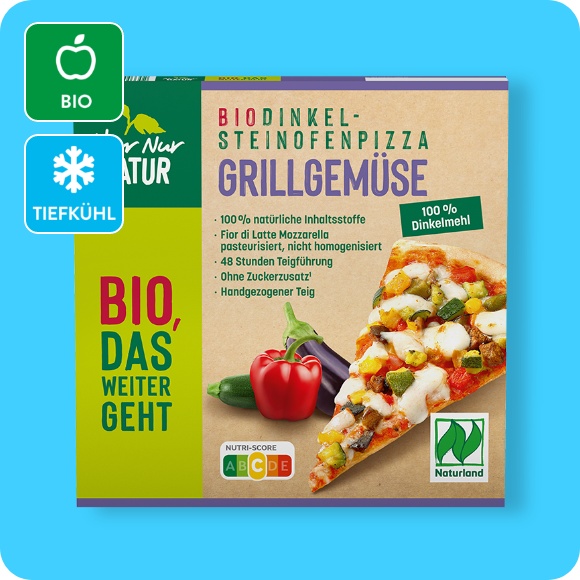 Bio-Dinkel-Steinofenpizza
