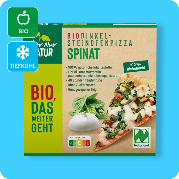 Bio-Dinkel-Steinofenpizza