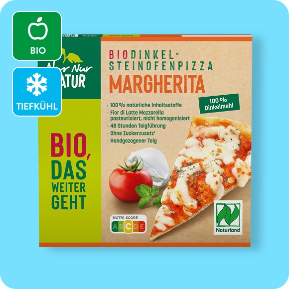 Bio-Dinkel-Steinofenpizza