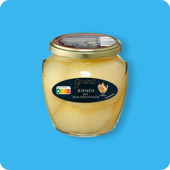 Birnen oder Pfirsiche