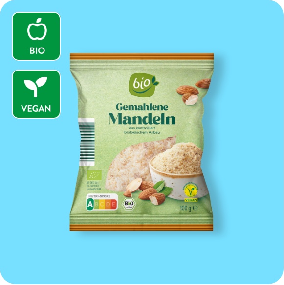 Bio-Mandeln oder -Haselnüsse