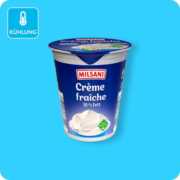 Crème fraîche oder Crème leicht