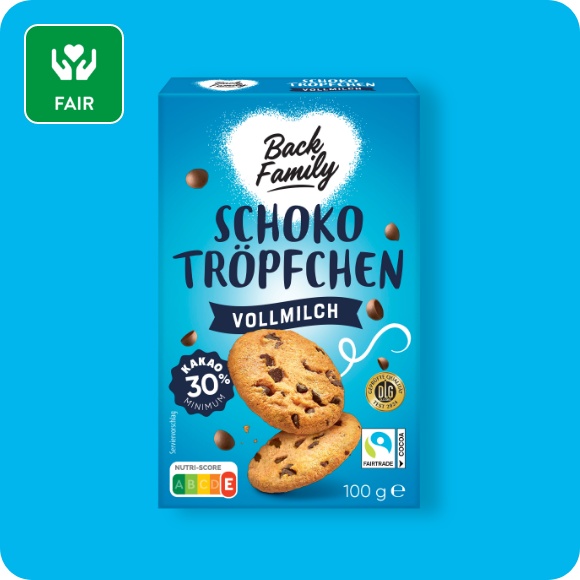 Schoko-Tröpfchen oder -Chunks
