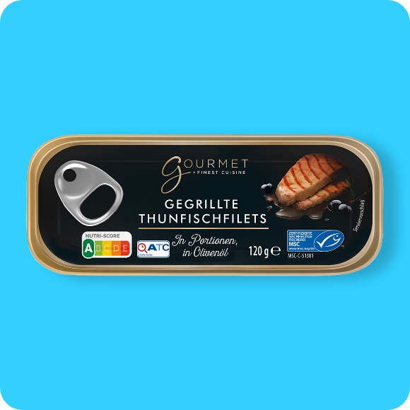 Gegrillte Thunfischfilets